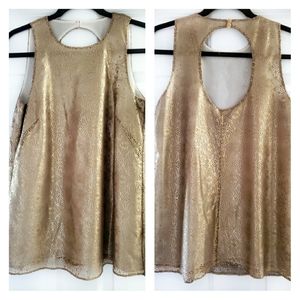 Metallic Gold Top